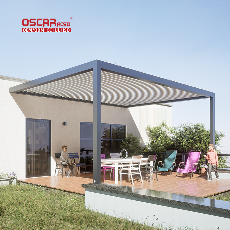 pergola louvered