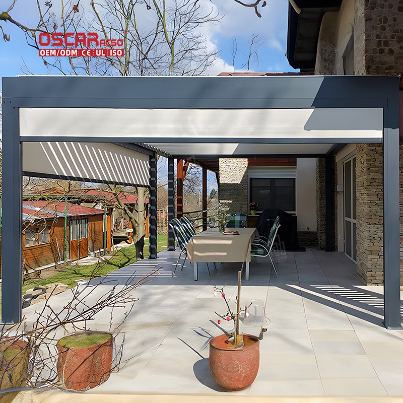 steel pergola