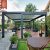 Outdoor Anti - Bird Design Wpc Plastic Wood Pergola Gazebo Canopy Garden Patio Backyard Pergola