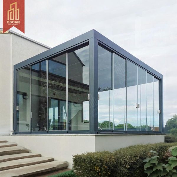 Modern Design Waterproof Aluminum Electric Bioclimatic Louvered Outdoor Awning Garden Patio Poolside Pergola