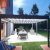 Motorised Waterproof Aluminum Pergolas with Led Lights Luxury Outdoor Gazebo Garden Patio Backyard Outdoor Shade Pergola