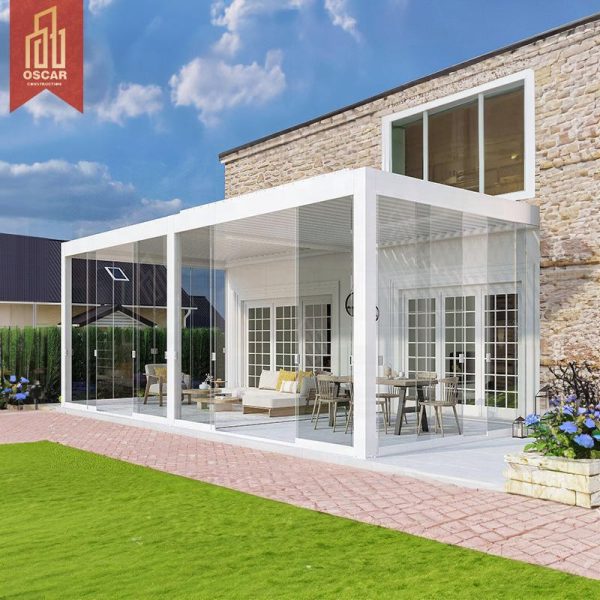 Iy Louvered Roof System Pergolas China Supplier Adjustable Ventilation Stylish Design Garden Patio Backyard installation Pergola