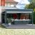 Aluminium Manual Pergola with Remote Control Sun Shade and Sliding Glass Doors Bioclimatic Modern Garden Patio Backyard Pergola