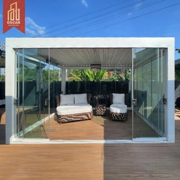 Um Gazebo Tent with Sun – Blocking and Ventilation Features Creative Portable Space Garden Beach and Backyard Relaxation Pergola