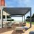 Motorised Waterproof Aluminum Pergolas with Led Lights Luxury Outdoor Gazebo Garden Patio Balcony Outdoor Shade Pergola