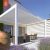 Waterproof Electric Opening Outdoor Louvered Roof Shade Structure Garden Patio Backyard Pergola