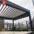 Motorized Adjustable Aluminum Louvre Roof Garden Patio Balcony Outdoor Shading Ventilation Solution Pergola