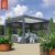 Waterproof Hardtop & Louvered Roof Outdoor Gazebo Patio Garden Yard Aluminum Aluminium System Pergola