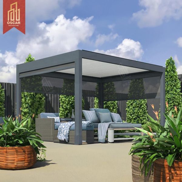 G Room Bar Party with Shading and Ventilation Features Stylish Modern Design Suitable Restaurant Gazebo Patio and Garden Pergola