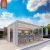 Heavy Duty Retractable Motorized Aluminum Louvered Roof Outdoor Waterproof Patio Pergola Garden Balcony Terrace Pergola