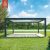 Durable Waterproof Outdoor Aluminium Pergola Motorized with Sliding Glass Doors Garden Patio Backyard Pergola