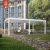 Patio Balcony Metal Gazebo with Sun Shading Shutter Roof Outdoor Backyard Garden Pergola