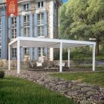 Modern Bioclimatic Waterproof Electric Outdoor Aluminum Pergola Garden Patio and Balcony Luxury Design Pergola