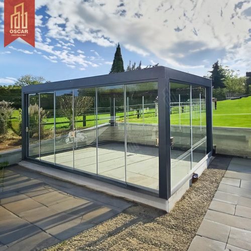 3X3 3X4 4X4 6X4M Bioclimatic Aluminium Louvered Pergola Customizable Outdoor with Zip Screen Garden Patio Backyard Pergola