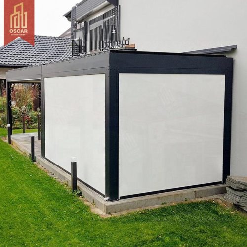 Adjustable Louvered Aluminium Roof Blade Awning System Garden Patio Backyard Outdoor Pergola