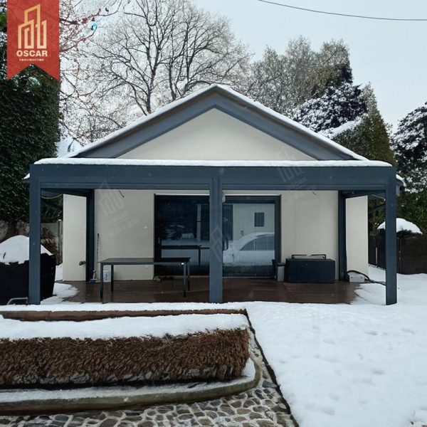 Ed Aluminium Pergola with Adjustable Louvers Built-in Lights Patio Gazebo Kit Garden Backyard Poolside Luxury Adjustable Pergola