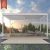 Outdoor Aluminium Pergola with Waterproof Louver Roof and Sliding Glass Doors Garden Patio Backyard Outdoor Shelter Pergola