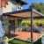 Control Motorized Automatic Pergola Roof Louvers Outdoor Patio Garden with Bioclimatica System in 3X3 3X4 4X3 4X6 Sizes Pergola