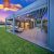New Design Motorized Aluminum Pergola with Sliding Glass and Roller Blinds Garden Patio Backyard Luxury Modern Pergola