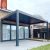 Bioclimatic Opening Sliding Glass Door Pergola Modern Outdoor Furniture Villa Garden Patio Pergola