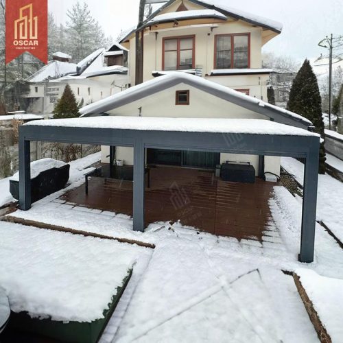 Outdoor Waterproof Shading & Wind - Blocking Design Customizable Patio Cover Awning Garden Balcony Backyard Pergola
