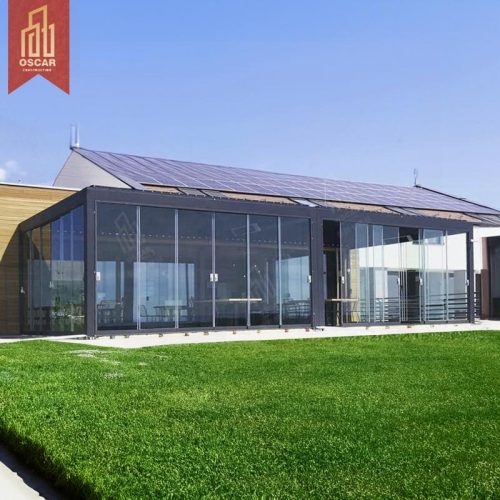 Manual Control & Motorized Electric Retractable Aluminium Louvered Pergola Garden Patio Balcony Multiple Scenarios Pergola