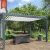 Door Aluminum Gazebo Tent with Sun - Blocking and Ventilation Features Creative Stylish Patio Garden Beach Shady Retreat Pergola