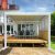 Customized Modern Bioclimatic Waterproof Snow-Resistant Gazebo Patio Garden Balcony Outdoor Kitchen Pergola