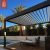 Roof Outdoor Roof Louver Design Garden Patio with Adjustable Shading and Ventilation Ideal Backyard Poolside Picnic Area Pergola