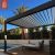 Motorized Aluminium Garden Gazebo with Easy Assembly Customized Terrace Patio Backyard Pergola