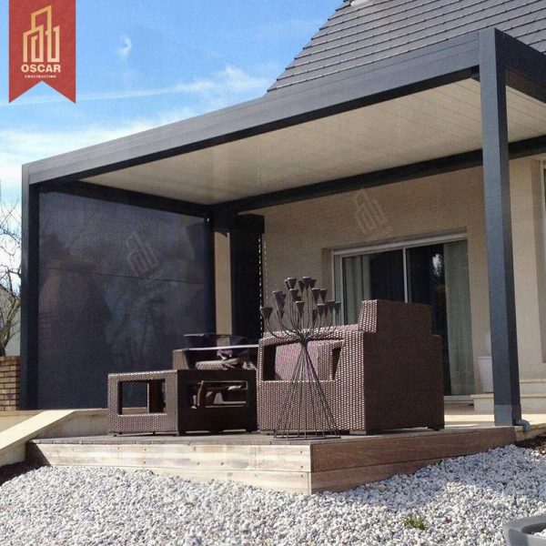 Waterproof Hardtop Louvered Outdoor Aluminium Gazebo Patio Garden Backyard Luxury Stylish Shelter Pergola