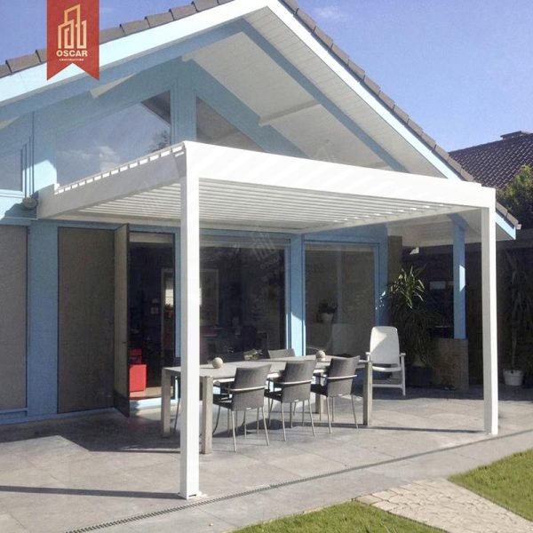 Modern New Design Customizable Aluminium Pergola with Bioclimatic Option Garden Patio Backyard Outdoor Use Pergola