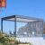 Customized Waterproof Louvered Aluminum Arches Pergolas Rgb Led Lights Garden Patio Backyard Decor Pergola