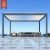 Waterproof Motorized Solar Outdoor Pergola Gazebo with Side Curtain Garden Patio Backyard Pergola