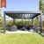 Electric Waterproof Aluminum Louver Roof Automatic Louvre Pavilion Gazebo Garden Patio Balcony Pergola