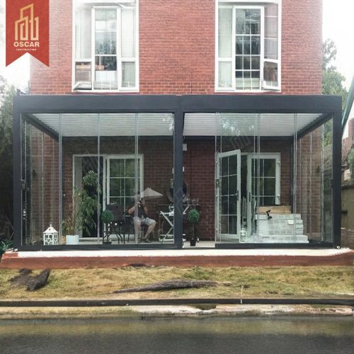 Customized Sustainable 8X8 Louvered Waterproof Pure Aluminum Garden Patio Backyard Pergola Gazebo Design Pergola