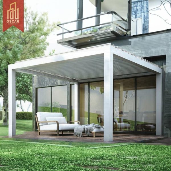 3X3 3X4 4X4 6X4 M Modern Outdoor Bioclimatic Aluminum Louver Pergola Roof From Oem Factory Garden Patio Backyard Pergola
