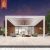 Customizable Remote - Controlled Louvered Electric Pergola Balcony Roof Gazebo Outdoor Entertainment in Garden Courtyard Pergola