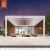 Elegant Waterproof Aluminium Structure Outdoor Spaces with Led Light Garden Patio Balcony Use Pergola