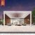 Louvered Aluminium Patio Canopy Garden Patio Balcony Sunshade Ventilation Stylish Durable Outdoor Roofing Cover Pergola