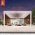 Num Pergola in Anthracite Grey Brown Ideal Garden Patio Yard with Sun Shading Ventilation Features Stylish Modern Design Pergola