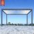 Modern Waterproof Outdoor Bioclimatic Gazebo Aluminum Pergola with Louver Garden Patio Backyard Pergola
