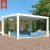 Modern Bioclimatic Waterproof Aluminium Pergola with Motorized System Outdoor Garden Patio Pergola