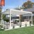 Motorized Aluminum Pergola Louvre Roof Bioclimatic Outdoor Shading Solution Garden Patio Balcony Pergola