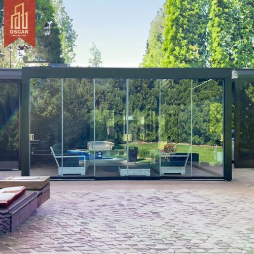 3X3M 3X4M 4X6M Freestanding Detached Structure Patio Backyard Barbeque Space Rain - Sensing Carport Pergola Pergola
