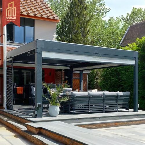 3X3 Aluminum Frame Pergola Outdoor Patio Hot Selling 3X3 Aluminum Frame Sun Shade Backyard Garden Courtyard Pergola