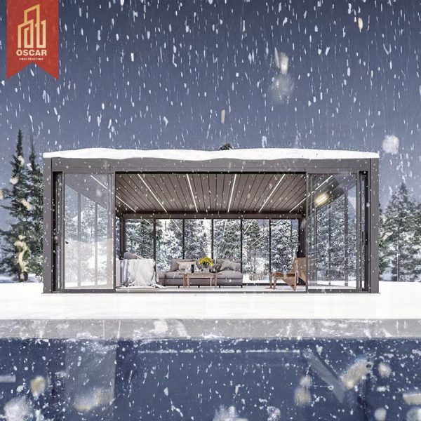 Outdoor Aluminum Gazebo with Space Design Patio Sun – Shielding Tent Garden Backyard Beach Pergola