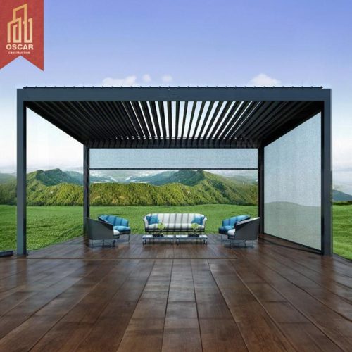 Waterproof Pergola Patio Cover Garden Backyard Poolside with Adjustable Feature Stylish Design Outdoor Shading Structure Pergola