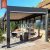 Motorized Waterproof Aluminium Gazebo with Led Light Garden Patio Backyard Outdoor Structure Pergola