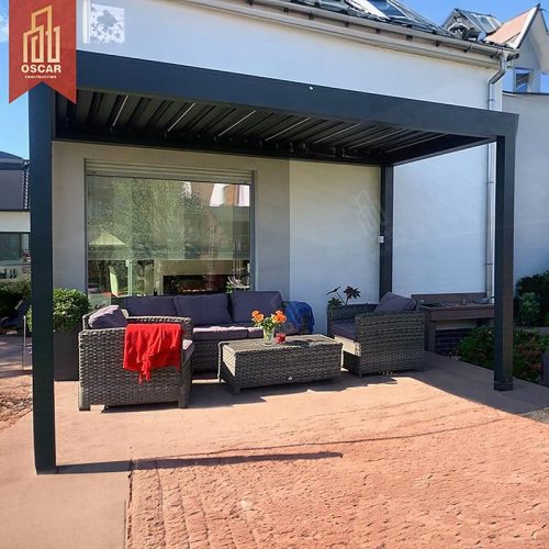 Durable Waterproof Aluminum Exterior Outdoor Pergola Garden Patio Backyard Pergola